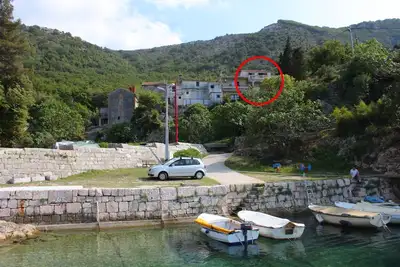 Appartement de deux chambres avec la terrasse et la vue sur le mer Merag, Cres (A-11791-a)