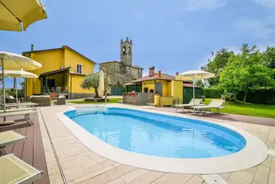 Piscine privée et bain à remous, jardin, cuisine extérieure, WiFi rapide, climatisation