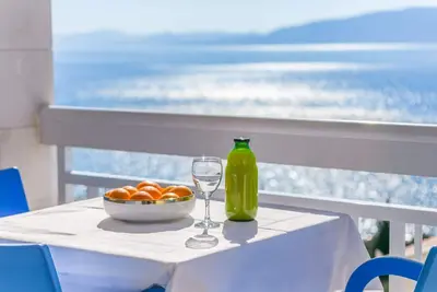 Image de Garçonnière avec la terrasse et la vue sur le mer Podaca, Makarska (As-6736-b)