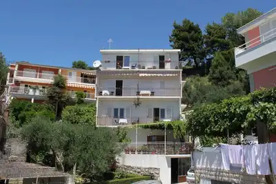 Image de Appartement d'une chambre avec le balcon et la vue sur le mer Podgora, Makarska (A-6774-b)