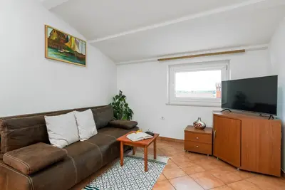 Image de Appartement de deux chambres avec le balcon et la vue sur le mer Medulin (A-2274-b)