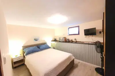 Garçonnière avec la terrasse Opric, Opatija (As-7728-b)