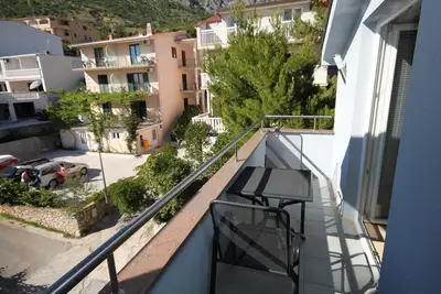 Image de Appartement d'une chambre avec le balcon et la vue sur le mer Baska Voda, Makarska (A-6763-a)