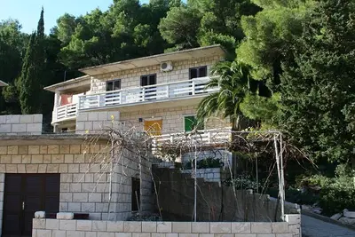 Image de Appartement de deux chambres avec la terrasse et la vue sur le mer Povlja, Brac (A-712-a)
