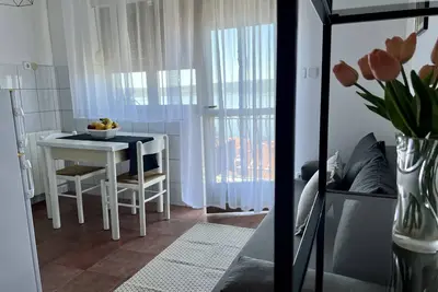 Image de Appartement d'une chambre avec le balcon et la vue sur le mer Crikvenica (A-5555-a)
