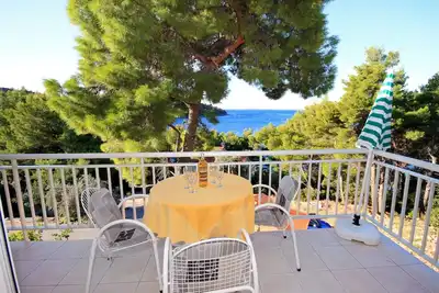 Image de Appartement d'une chambre prés de la plage Brna, Korcula (A-4478-a)