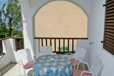 Image de Appartement d'une chambre prés de la plage Mandre, Pag (A-4123-a)