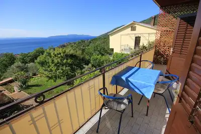 Image de Appartement de deux chambres avec le balcon et la vue sur le mer Lovran, Opatija (A-7673-a)