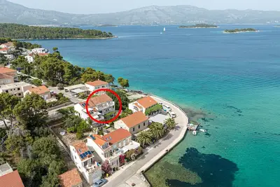 Image de Appartement d'une chambre prés de la plage Lumbarda, Korcula (A-4348-a)