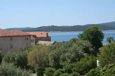 Image de Appartement d'une chambre avec le balcon et la vue sur le mer Orebic, Peljesac (A-4494-b)