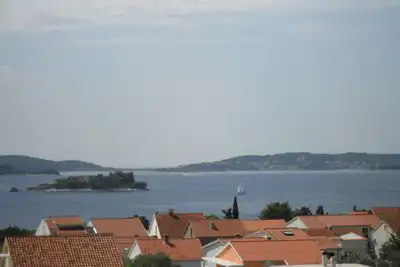 Garçonnière avec la terrasse et la vue sur le mer Orebic, Peljesac (As-11834-b)