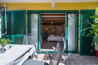Image de Garçonnière avec la terrasse et la vue sur le mer Crikvenica (As-5585-a)
