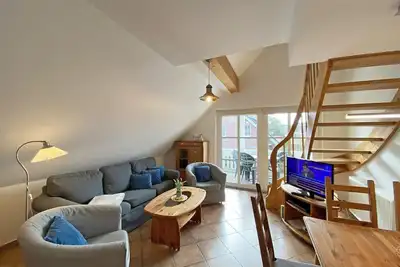 Image de Haus Rügen wave - Apt 04. 1. Étage avec balcon - W: Haus Rügenwelle avec 4 appartements confortables