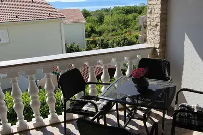 Image de Appartement de vacances avec balcon et vue sur la mer