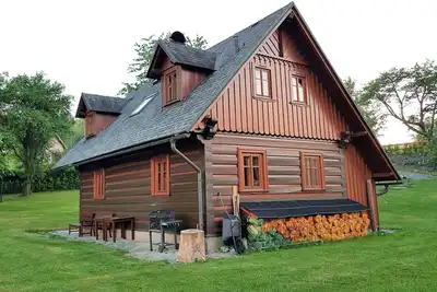 Image de Maison de vacances avec une cabine de sauna à vapeur et une vue magnifique