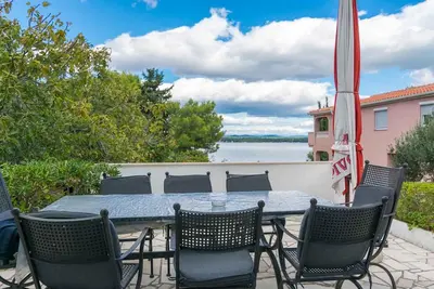 Image de Maison de vacances avec climatisation et vue sur la mer