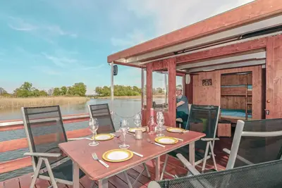 Image de Superbe bateau Ă Radewege avec cuisine