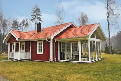 Image de Belle maison à Ryd avec sauna