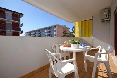 Appartement de vacances avec climatisation et balcon