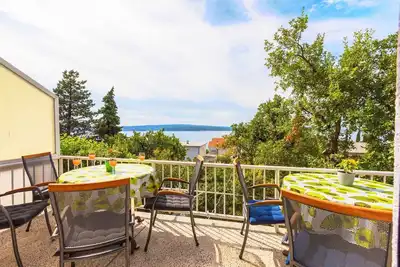 Image de Appartement de vacances avec vue sur la mer et barbecue à usage commun