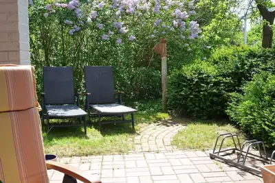 Image de Villa Romantica App. , Ci-dessus. Terrasse avec chaise de plage, WiFi - Appartement Villa Romantica