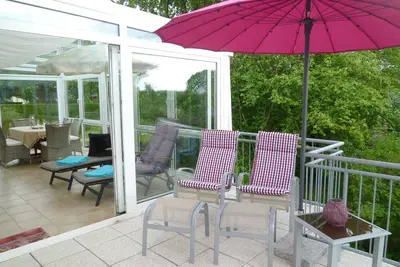 Image de Villa Romantica - Grand jardin d'hiver - 300 m de la plage, Wi-Fi - Villa Romantica