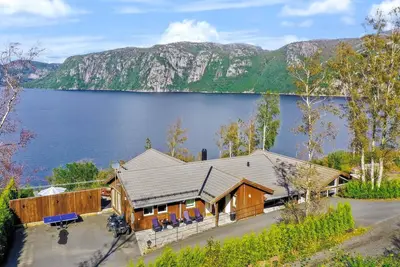 Image de Superbe maison à Farsund avec WiFi
