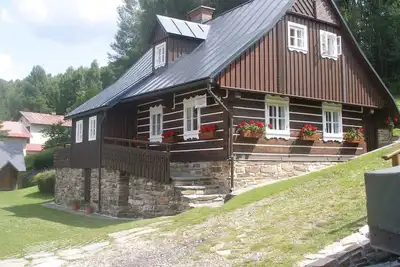 Image de Maison de vacances avec aire de jeux et vue panoramique