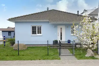 Image de Maison de vacances La maison bleue sur le Peenestrom / Blas - maison de vacances La maison bleue - 2 chambres Ă coucher jusqu'Ă max. 6 pers. et 2