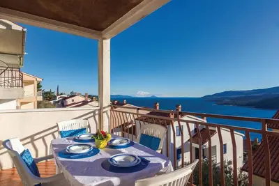 Appartement confortable à Rabac avec.