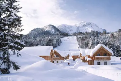 Image de Maison de vacances avec accès lave-vaisselle et Internet directement sur les pistes