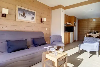 Image de Bel Appartement Rénové de 62 m², 8 Pers, Pieds des Pistes, Parking Couvert Inclus - Les Bruyères