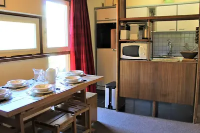 Image de Appartement au cœur de Vars Les Claux, proche pistes et commerces, 2 pièces, coin montagne, 5 pers.