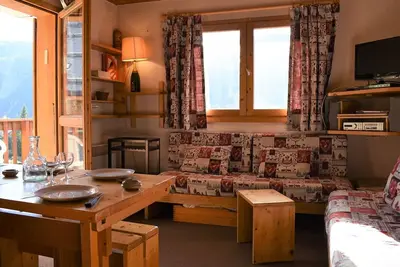 Image de Appartement cosy 2p à Méribel, 5 pers, proche pistes et commerces, parking inclus