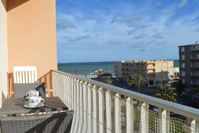 Image de Saint-Cyprien : Appart 2 pièces, 5 couchages, balcon, parking, proche plage