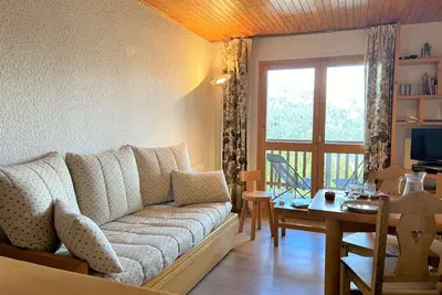 Image de Appartement cosy à Méribel - 2 pièces, 5 pers, proche pistes et navette, balcon, animaux acceptés