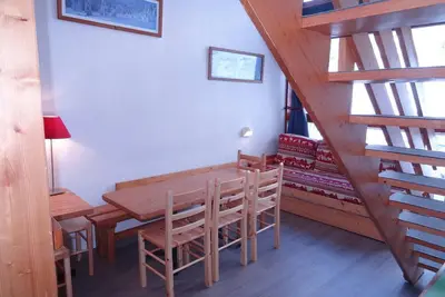 Image de Duplex aux Arcs 1800, 8 pers. , skis aux pieds, 2 ch. , animaux admis, parking, Wi-Fi