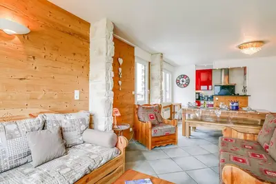 Image de Tignes - Appartement chaleureux 3 pièces, 8 pers. , pied des pistes, proche commerces, WiFi
