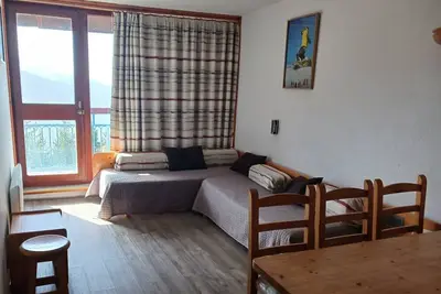 Image de 2 pièces, proche pistes et commerces, 6 pers. , balcon, animaux admis