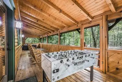 Image de Un esprit de montagne - Beau cadre privé \\ Table de billard \\ Fosse de feu \\ Jacuzzi