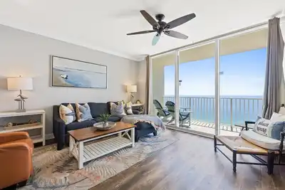 Image de Direct Beachfront Woo Hoo! Plage, piscine face au golfe et plus encore! Emplacement Fab!