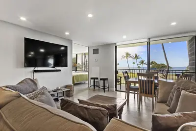 Image de Superbes vues panoramiques sur l'océan depuis ce condo Ocean Front 2 chambres à Kauhale Makai # 411