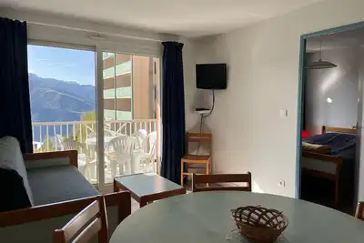 Image de T2 Peyragudes 6 pers avec balcon, proche pistes, navette gratuite