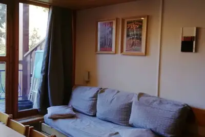 Image de Duplex skis aux pieds, 3 pièces, 8 pers, balcon, Arc 1800