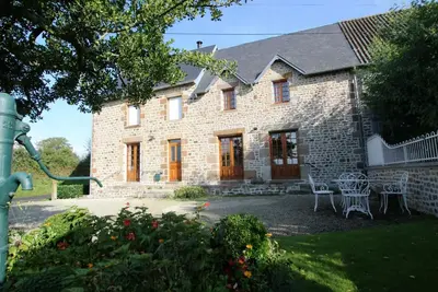 Image de Maison de charme à la campagne proche du Mont Saint Michel, 2 chambres, jardin et Bbq