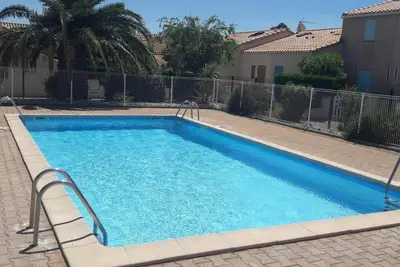 Image de Maison 2 pièces mezzanine, 6 couchages, piscine, parking, terrasse Sud - St Cyprien Plage