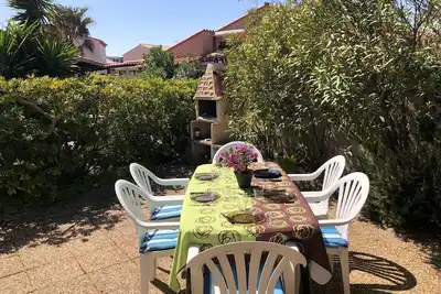 Image de Villa T3 avec Terrasse, Jardin et Parking, à 200m de la Plage - 6 couchages, Le Barcarès
