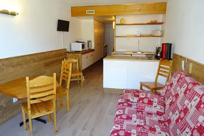 Image de Studio confortable, proche des pistes, balcon, animaux admis, WiFi