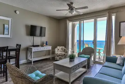 Image de Infinies Vues du golfe Cozy 10e étage Majestic Sun Condo à Seascape!