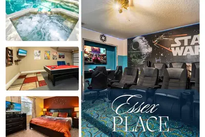 Superbe maison de 2 étages dans la Communauté fermée avec salle de jeux, salle de cinéma et spa